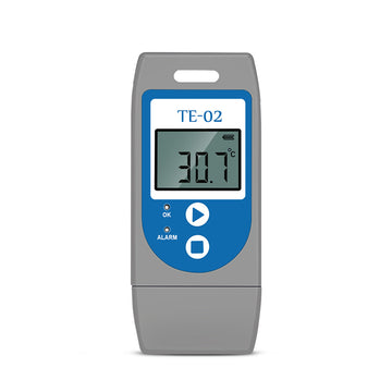 TE-02 Temperature Data logger Reusable with Auto PDF Report -30°C ~+60°C